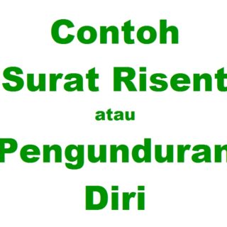 Contoh Surat Risent Doc Bertemuco