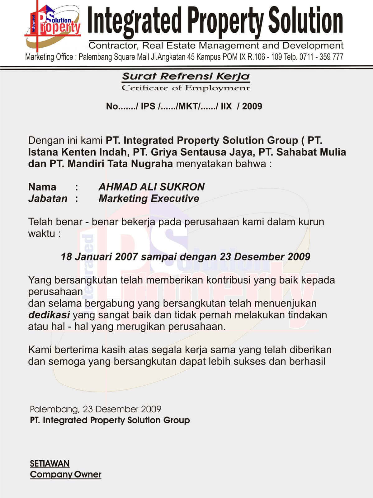 16 Contoh Surat Perjanjian Kerjasama Yang Sah- Contoh Surat