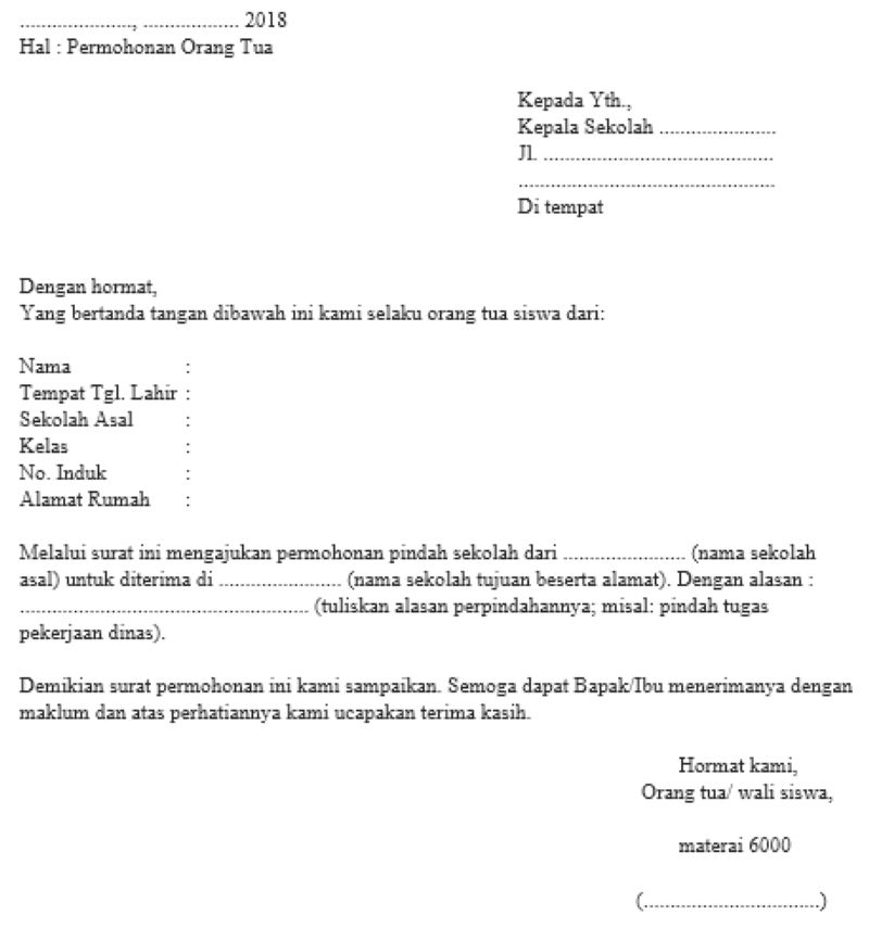 25+ Contoh Surat Permohonan Resmi Terbaru & Lengkap - Contoh Surat