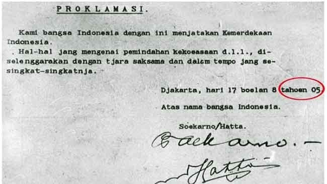 Makna Yang Tertuang Dalam Proklamasi Kemerdekaan Indonesia